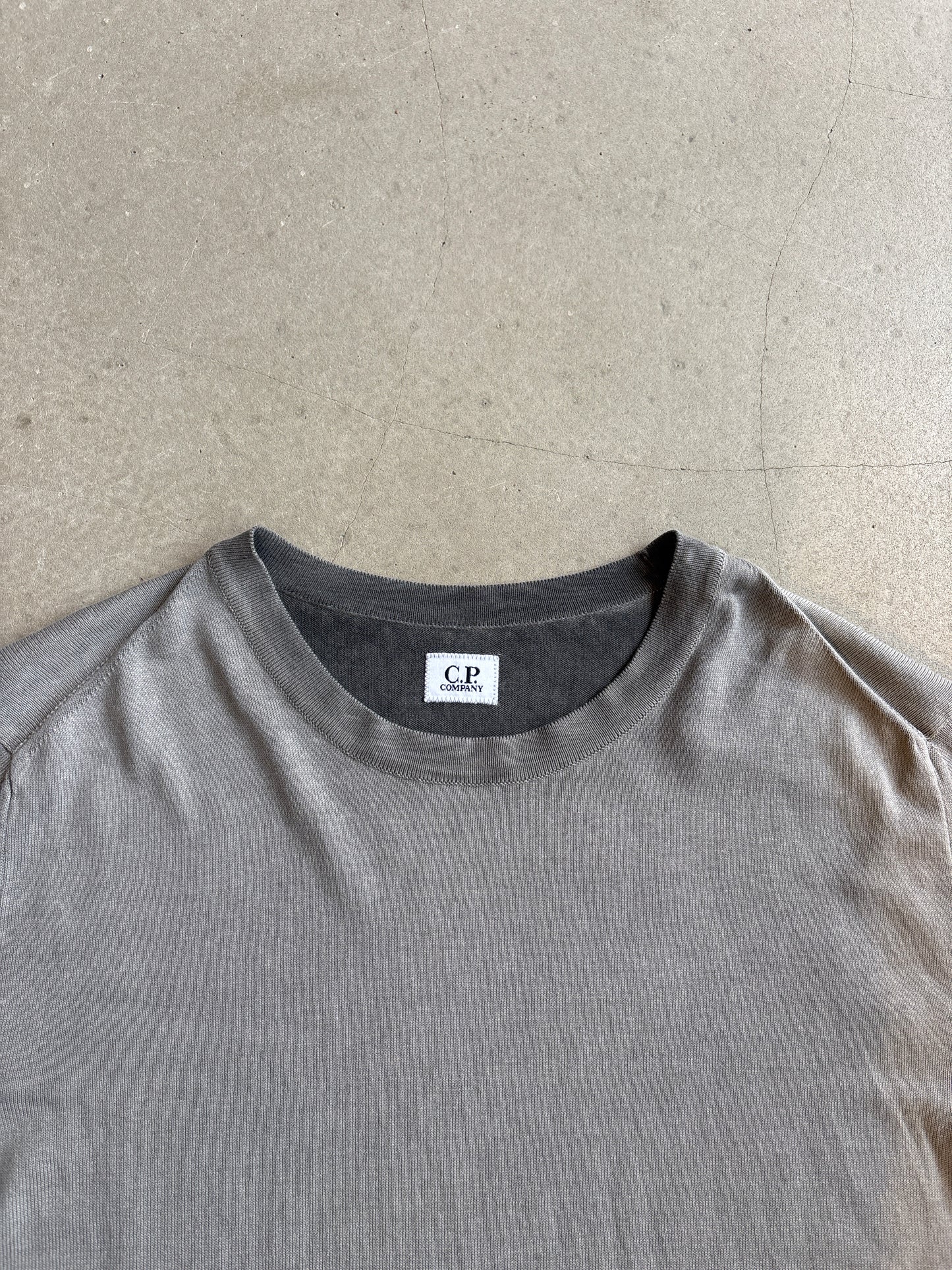 C.P. Company Short Sleeve Knit Grey