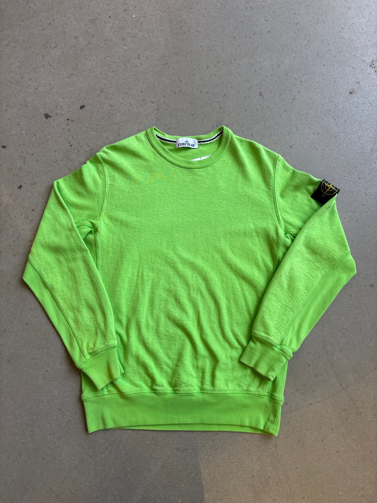 Stone Island Crewneck Neon Green XL