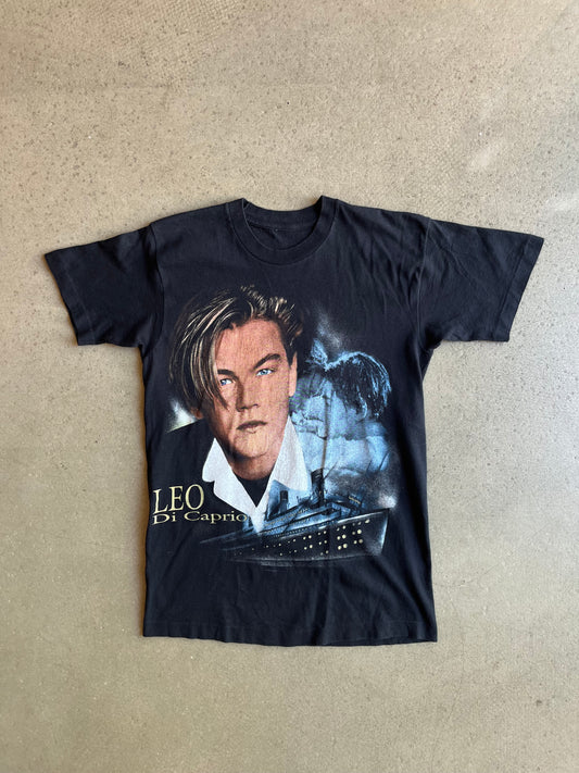 Vintage Leonardo Di Caprio Tee 90's Black M