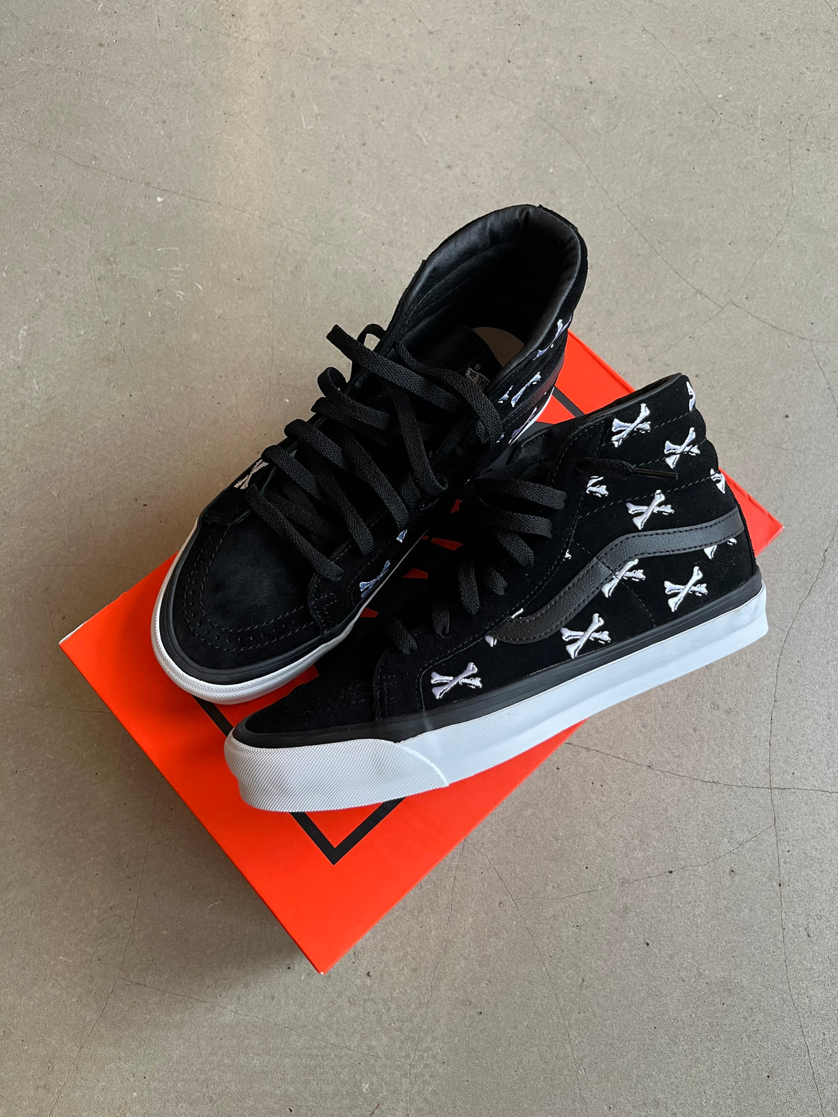 Vans x Wtaps OG Sk8 Hi Bones Black 43