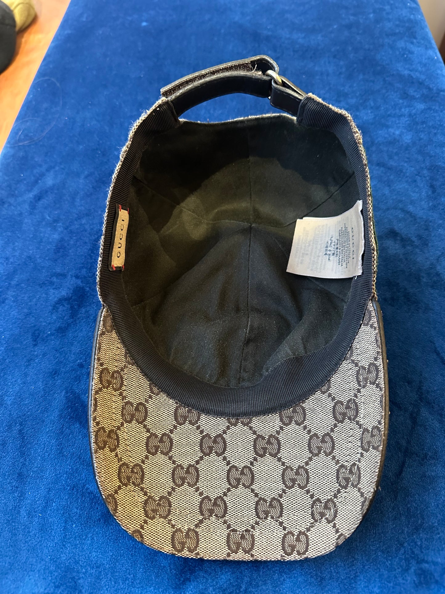Gucci GG Canvas Web Baseball Hat Brown