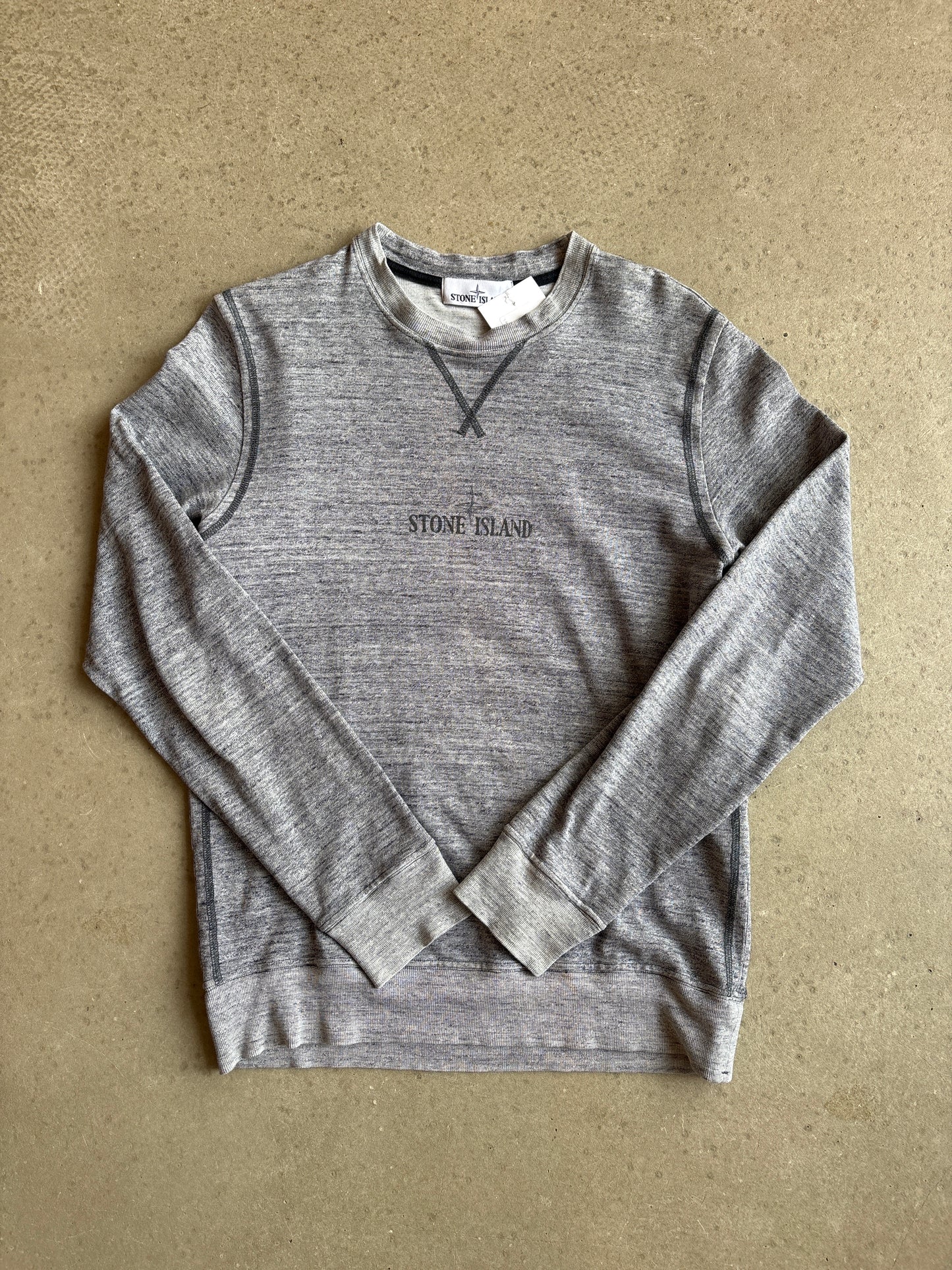 Stone Island SS14 Marl Logo Grey L