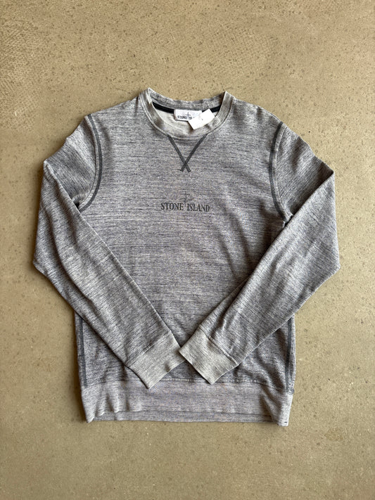 Stone Island SS14 Marl Logo Grey L