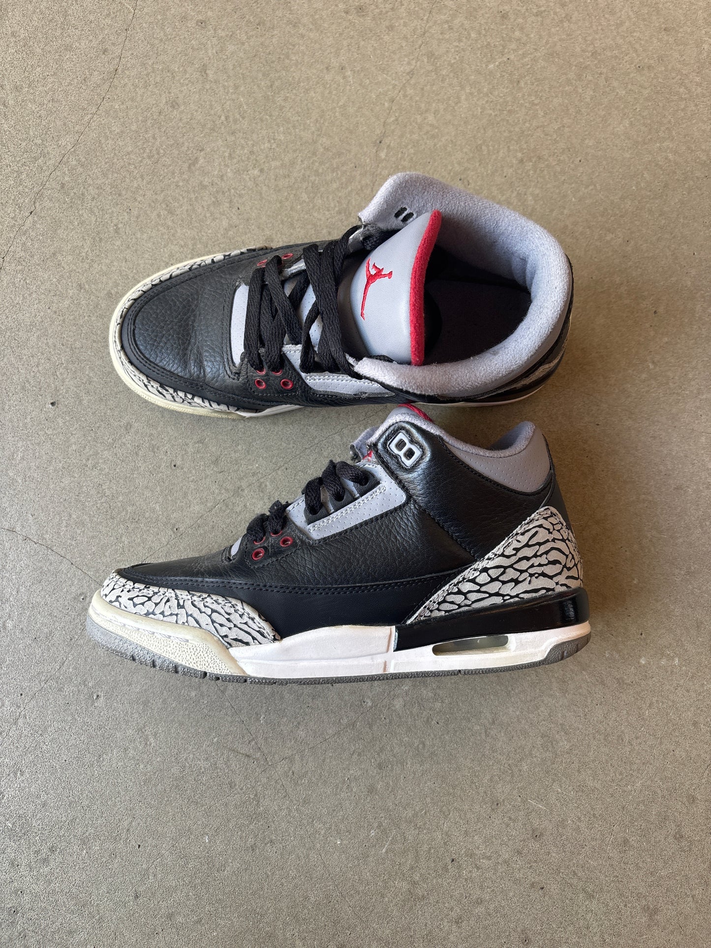 Jordan 3 Retro Black Cement (GS) EU 36.5