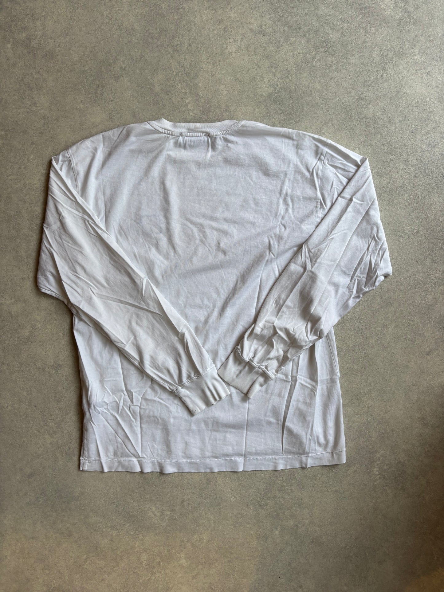 Stone Island Square Logo Longsleeve White XL
