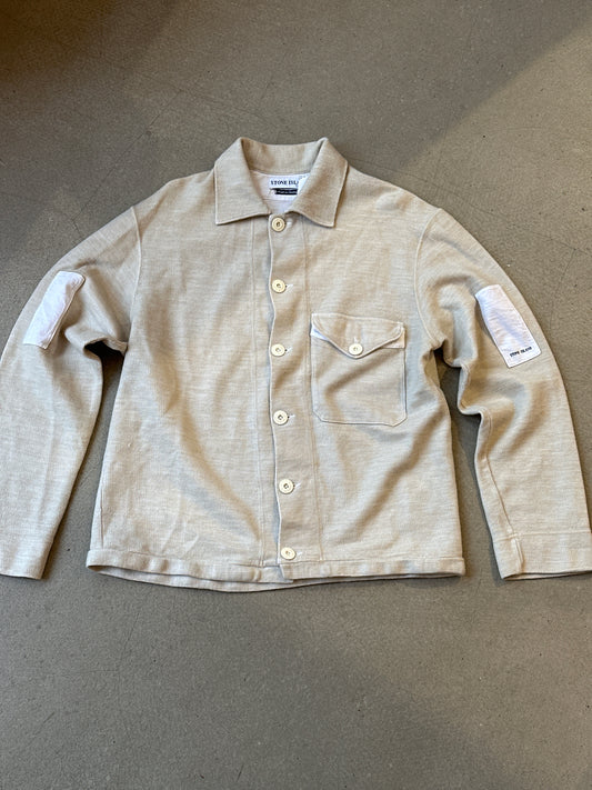 Stone Island Button Up Sweater Beige M