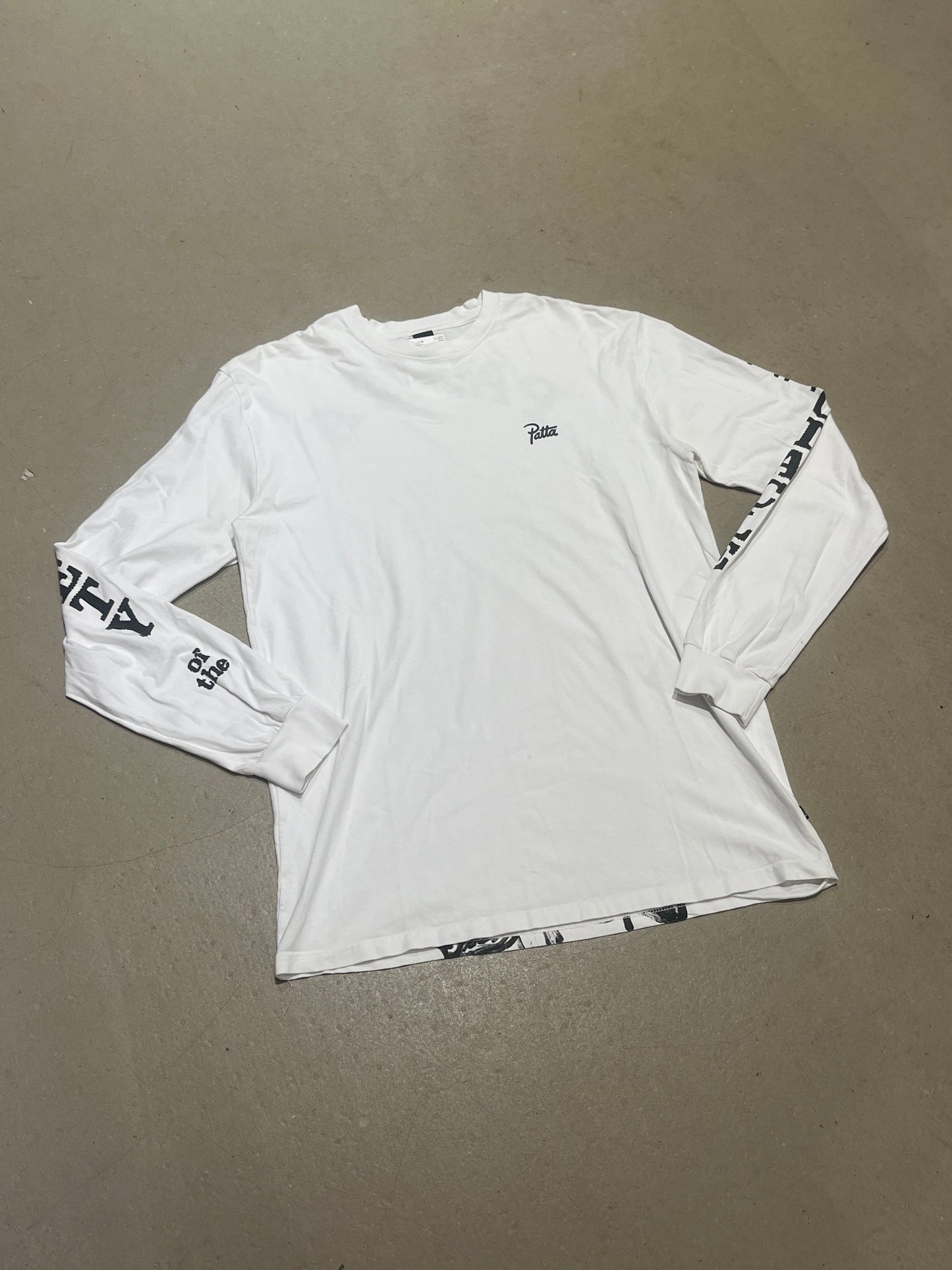 Patta Skull Long Sleeve White XL