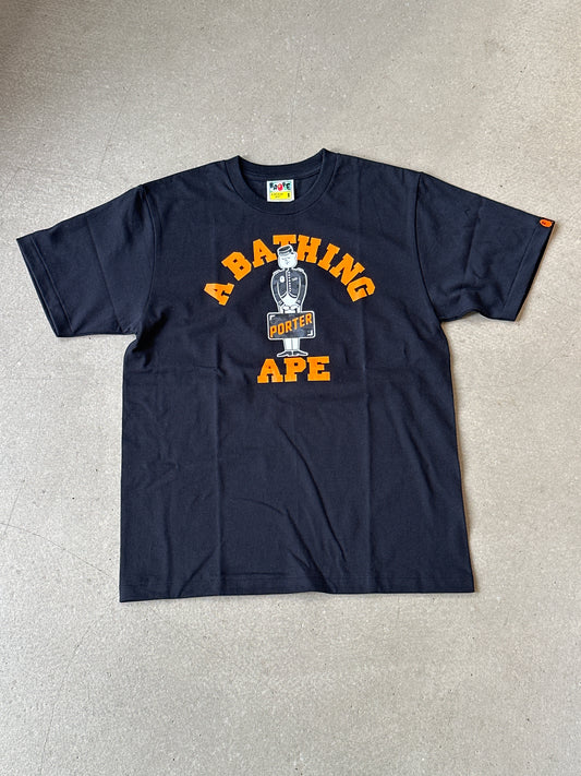 Bape x Porter Tee Black S