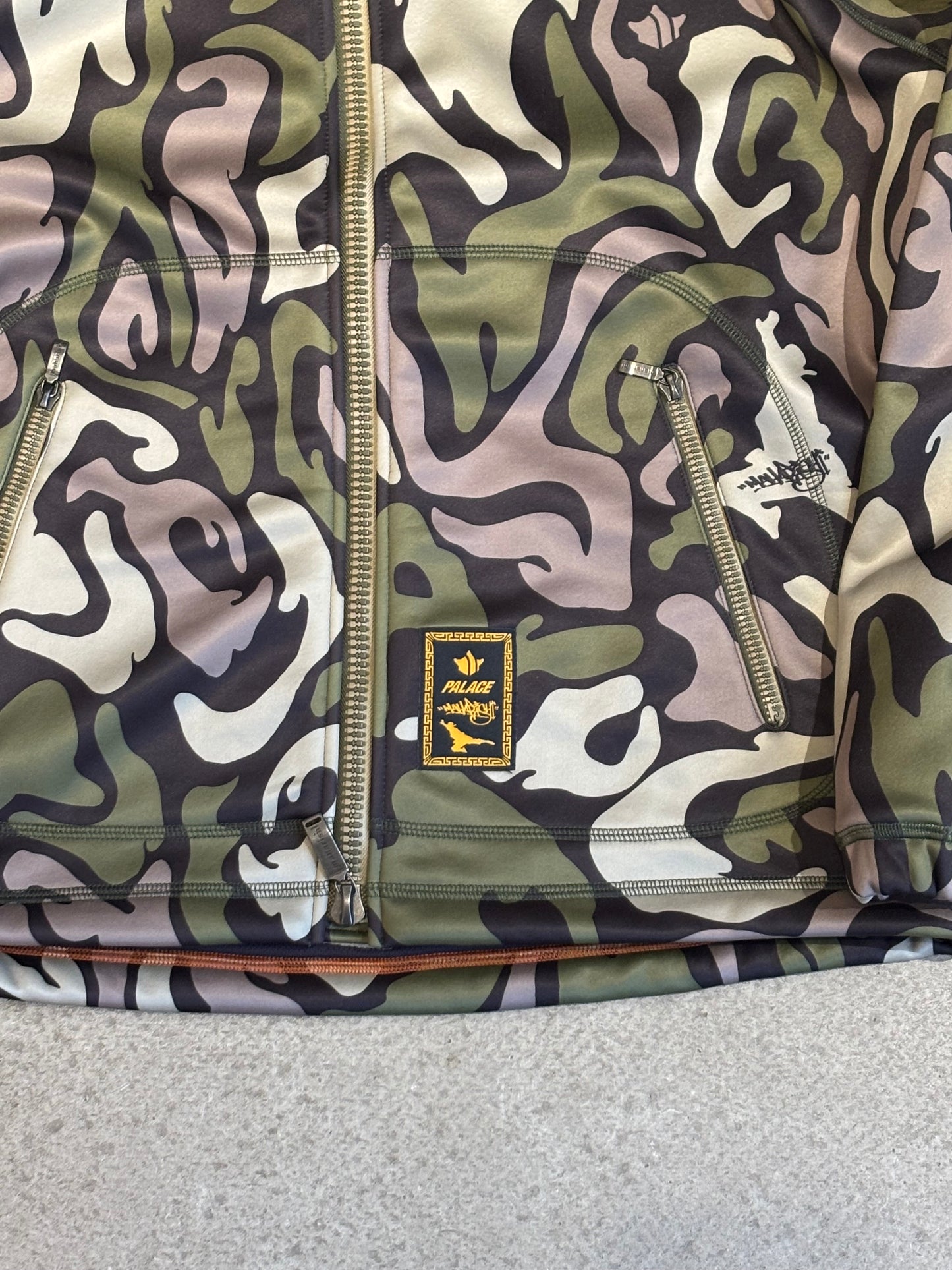Palace X Maharishi Ninja Soft Shell Jacket Camo XL