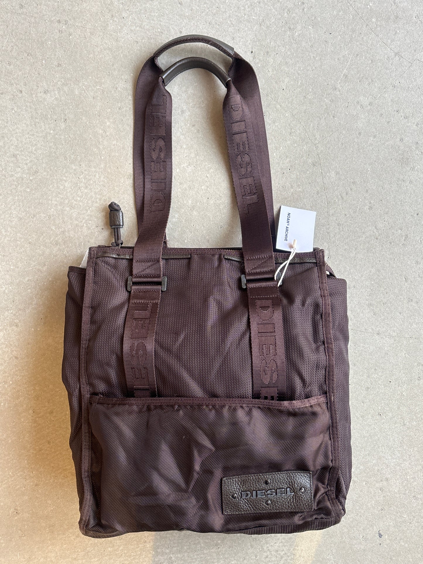 Diesel Nylon Bag Brown