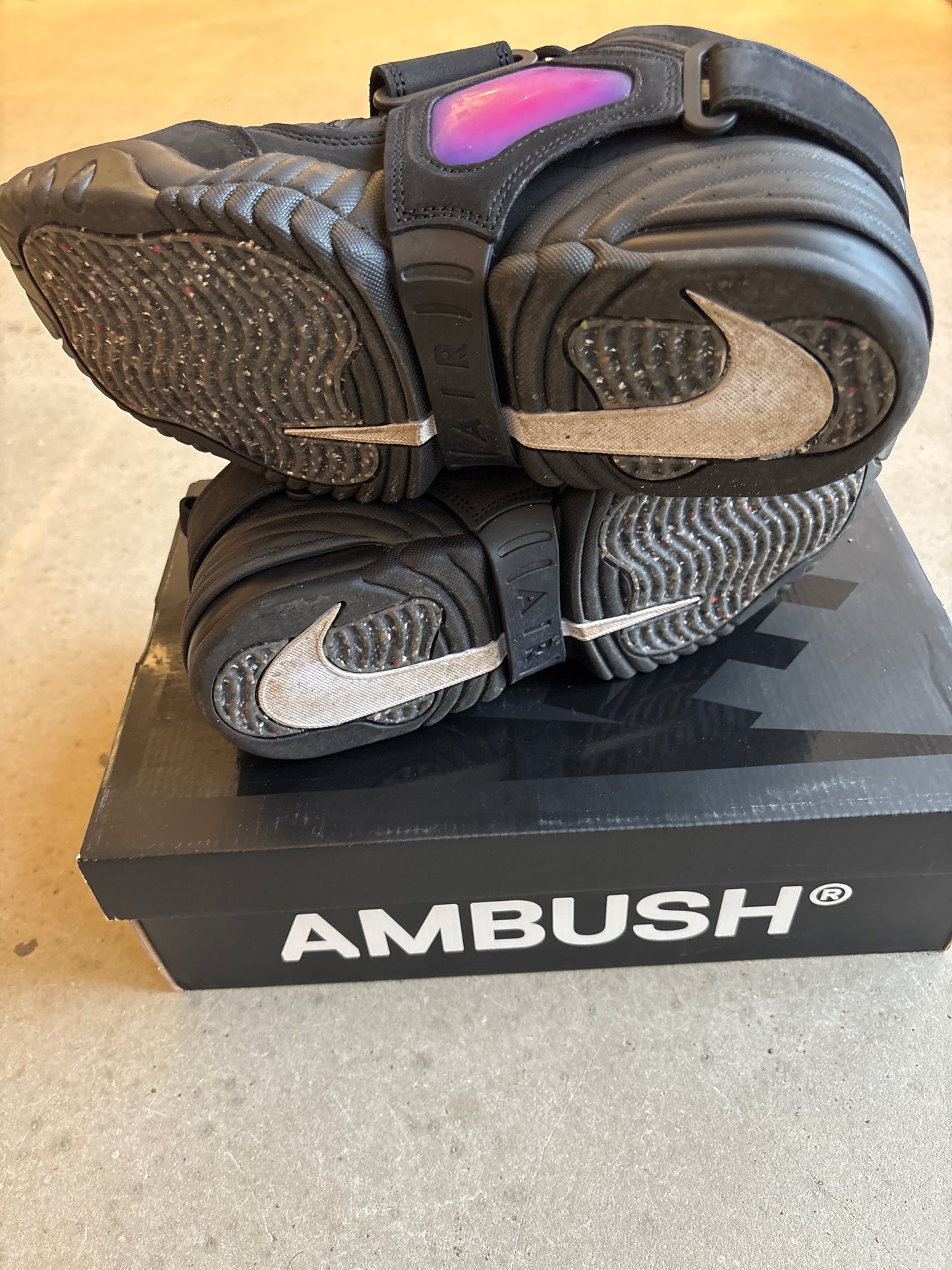 Nike Air Adjust Force 'Black Psychic Purple' AMBUSH size 43