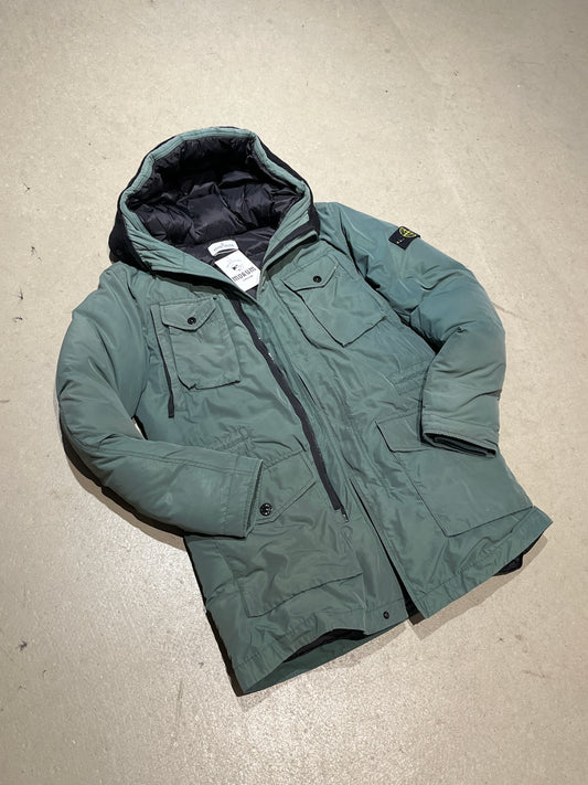 Stone Island Junior Down Jacket 14yrs Green