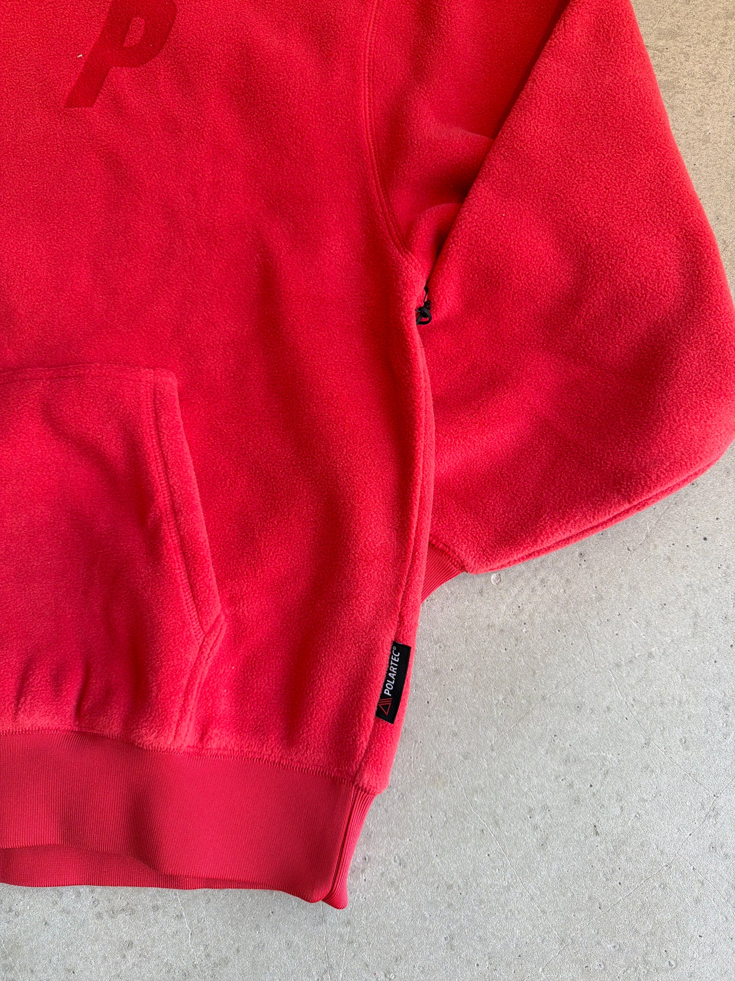 Palace Polartec P3 Hood Mars Red M