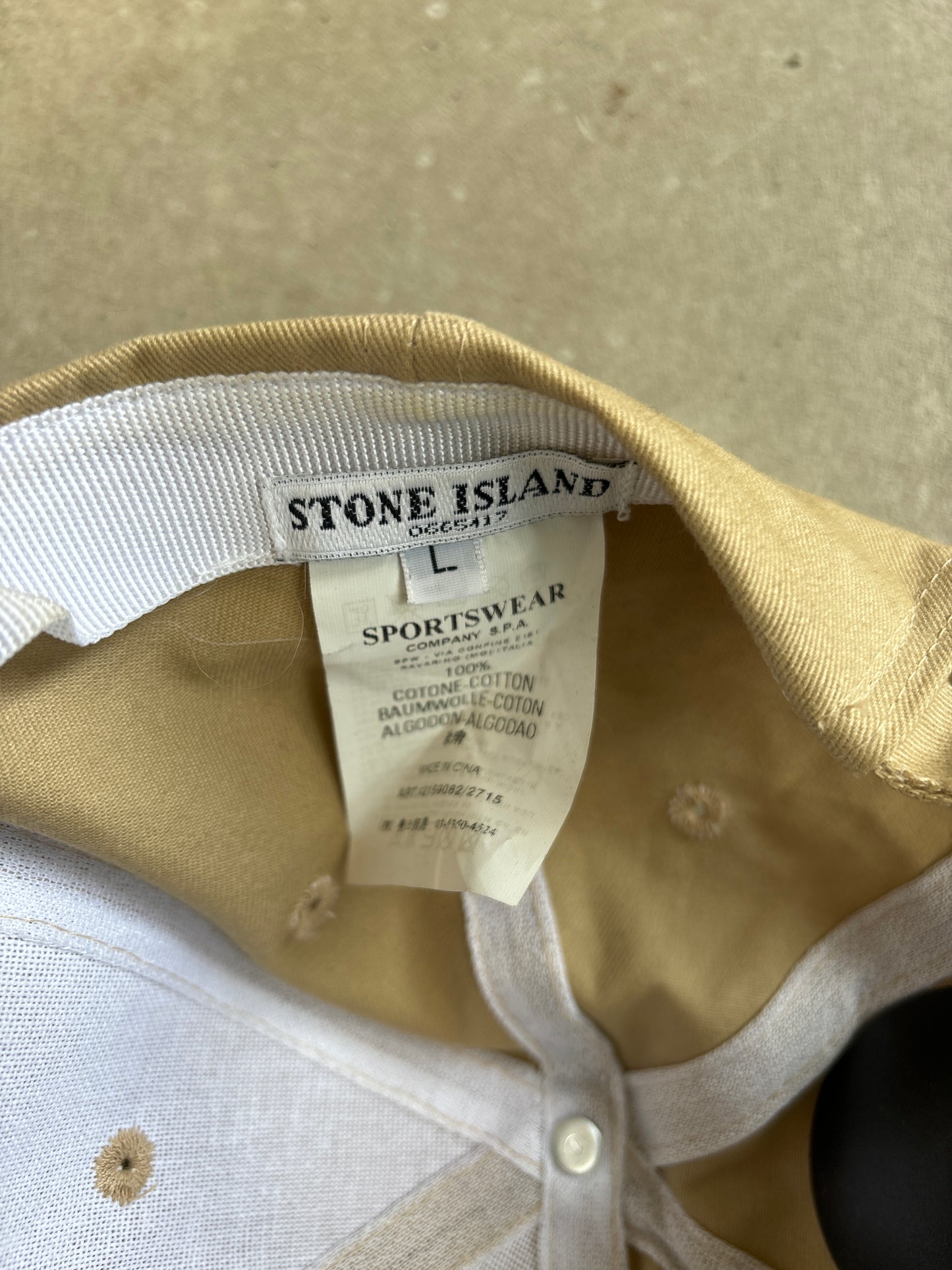 Stone Island Beige Cap L