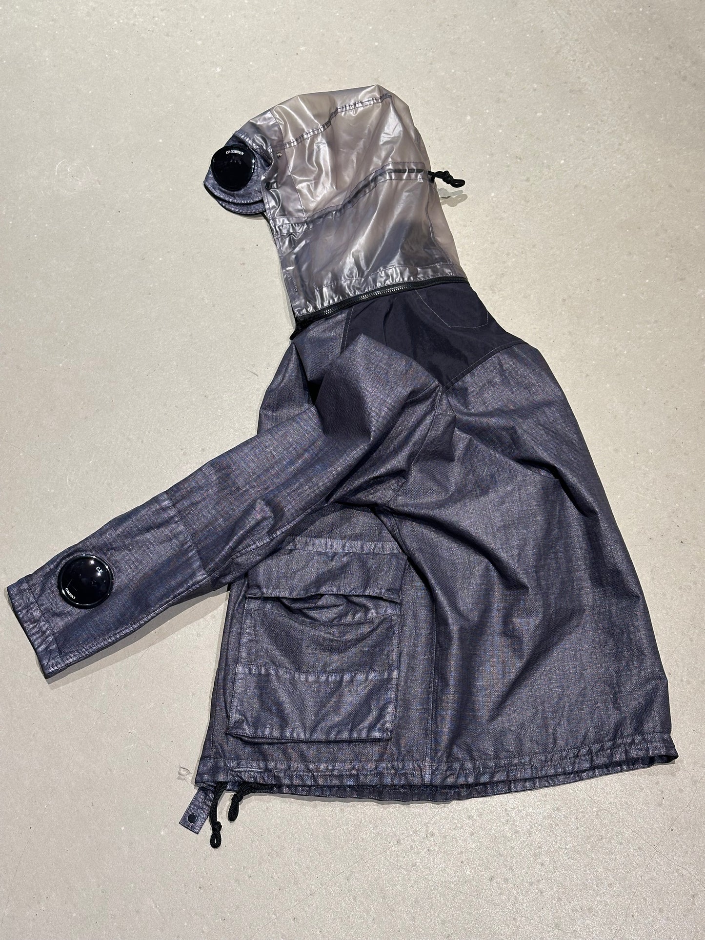 C.P. Company Rafia Mille Goggle Smoked Pearl Size L