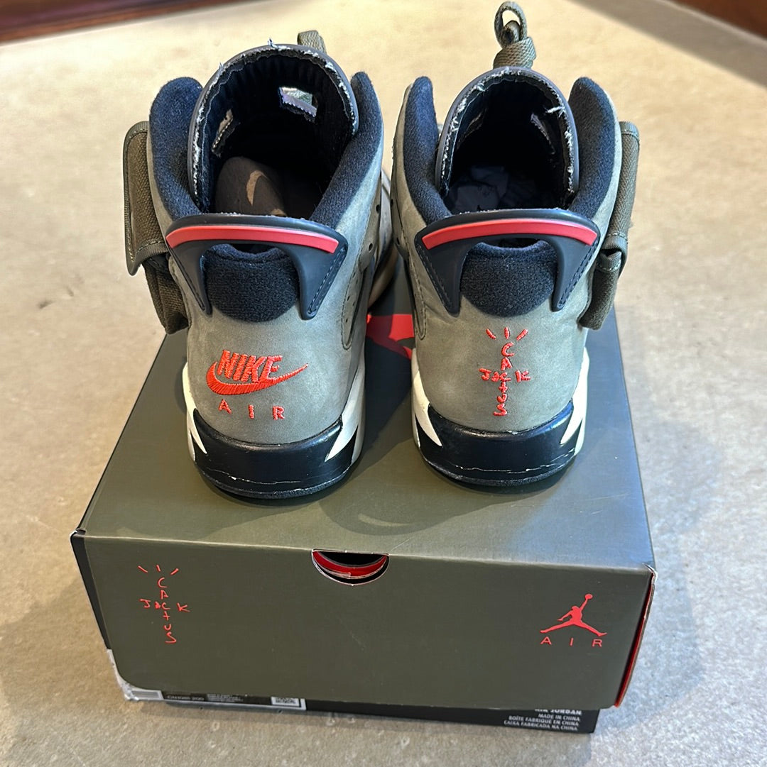 Jordan 6 Retro Travis Scott (GS) Green 37.5