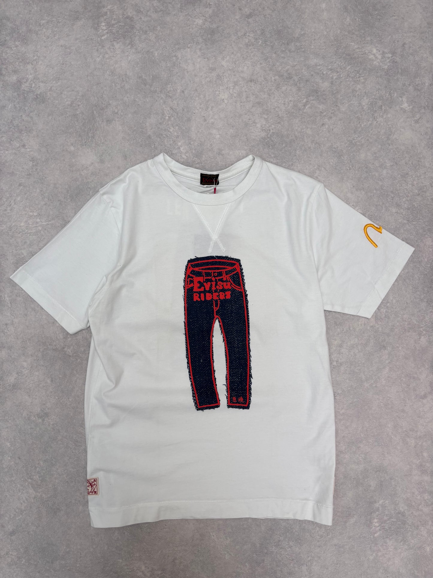 Evisu Norite Jeans Tee White Large
