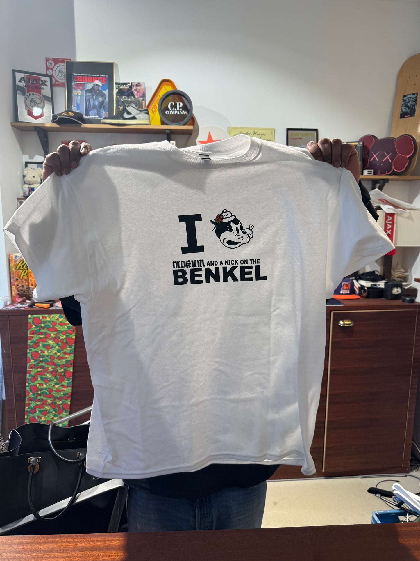 Mokum X Benkel Boys Tee White