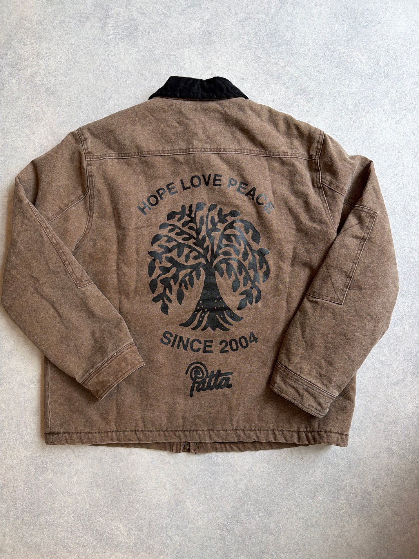 Patta Workwear jacket ' Hope Love Peace' Medium