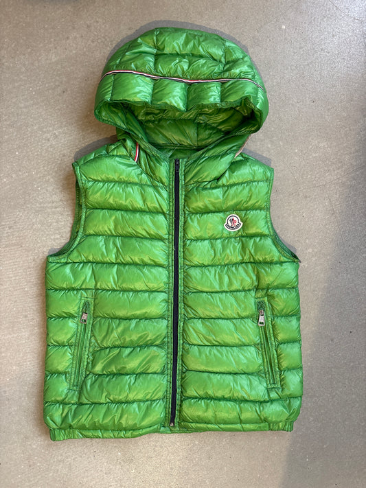 Moncler Ragot Hooded Gilet Green 14Y