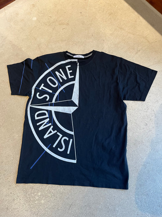 Stone Island Sample Full Print Tee Black XXL