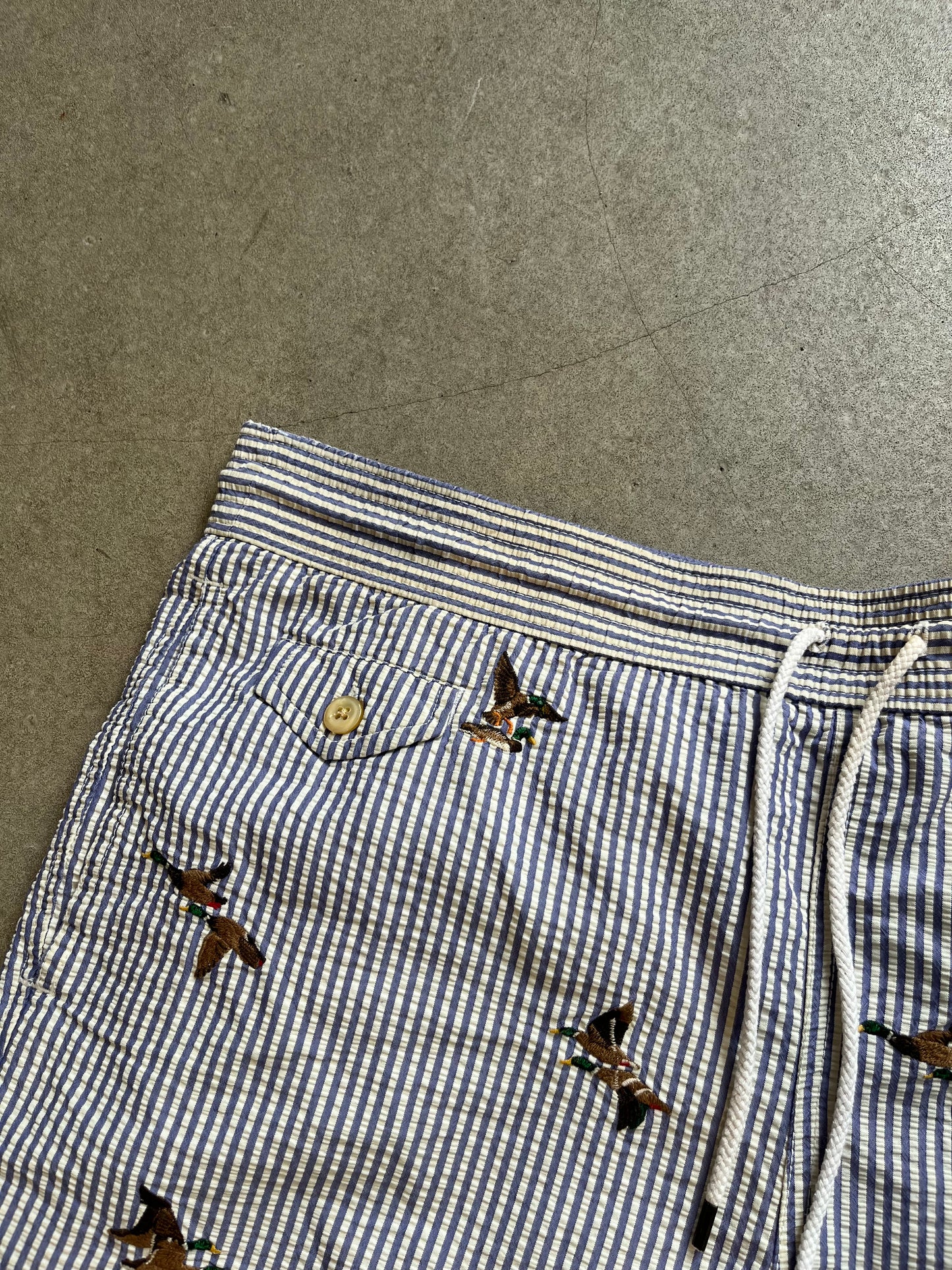 Polo Ralph Lauren Duck Swimming Shorts White Medium