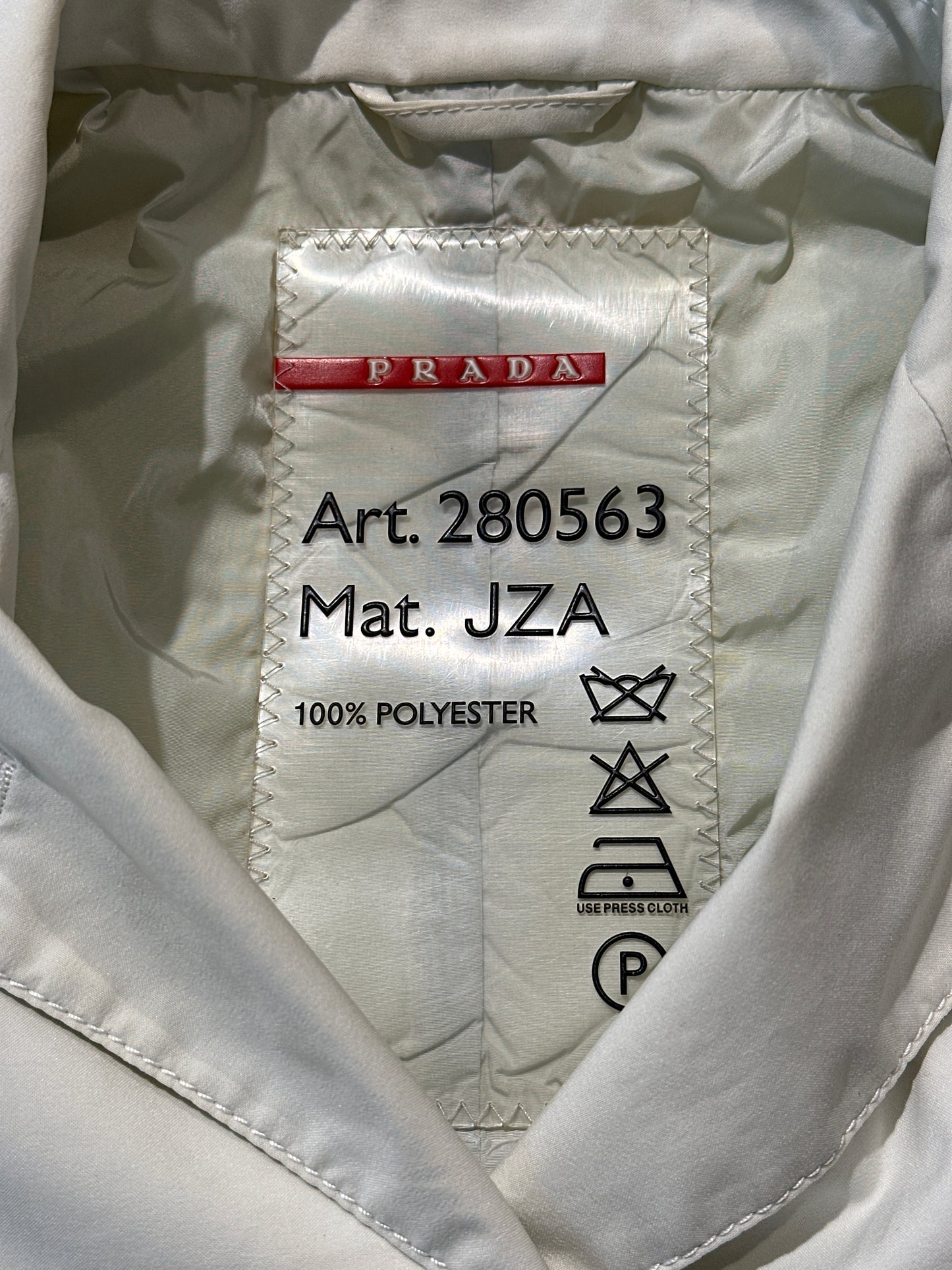 Vintage Prada Blazer Jacket White 46