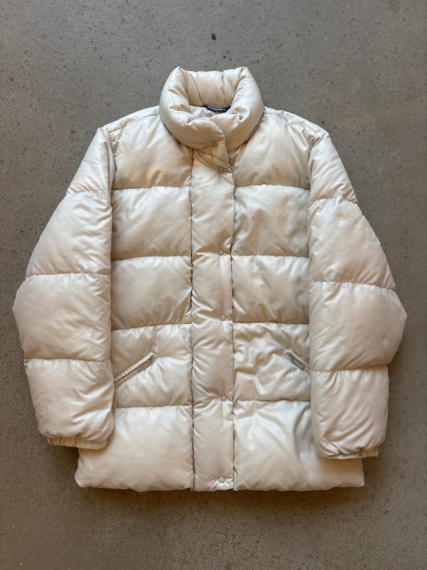 Vintage Moncler Down Puffer Jacket White S