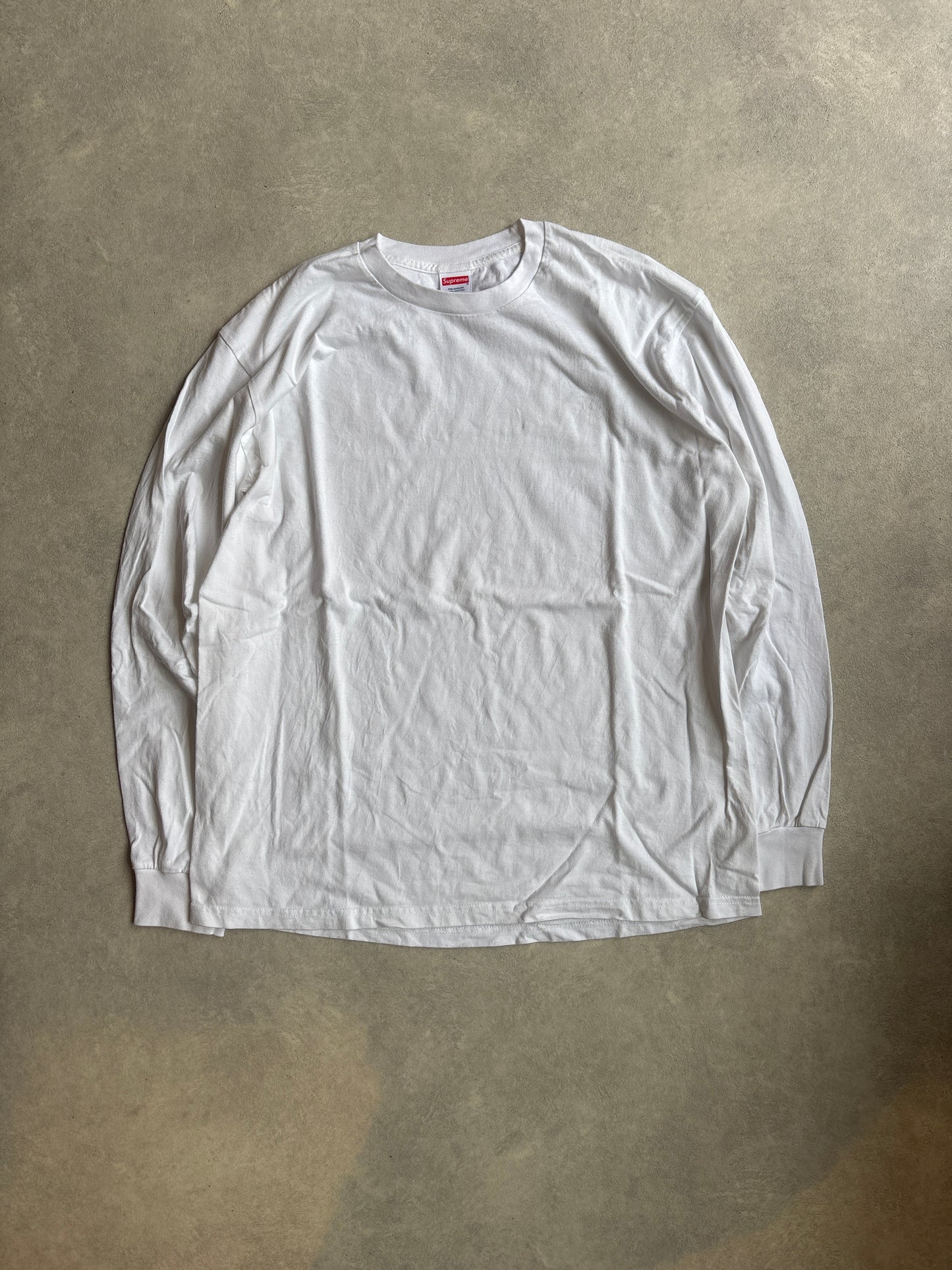 Supreme Black Longsleeve White Large