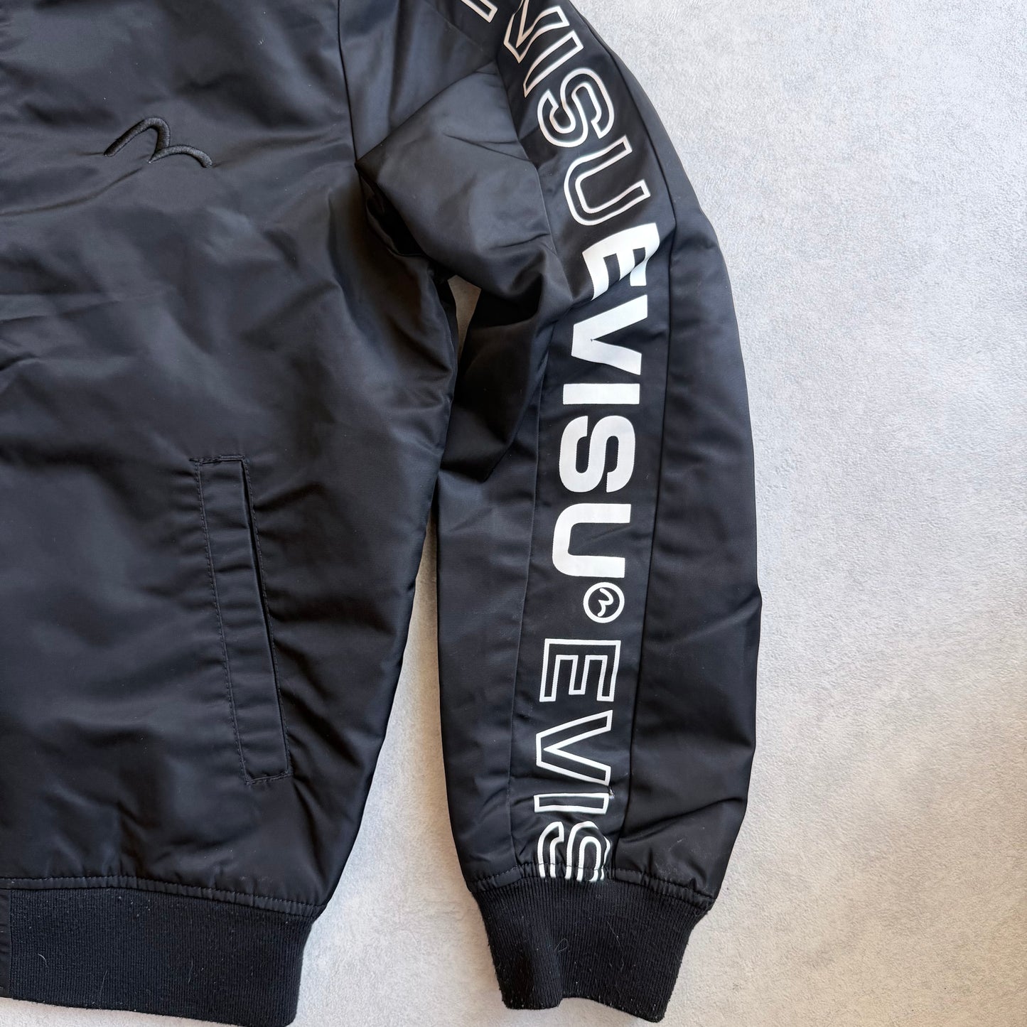 Evisu Logo Bomberjack Black M