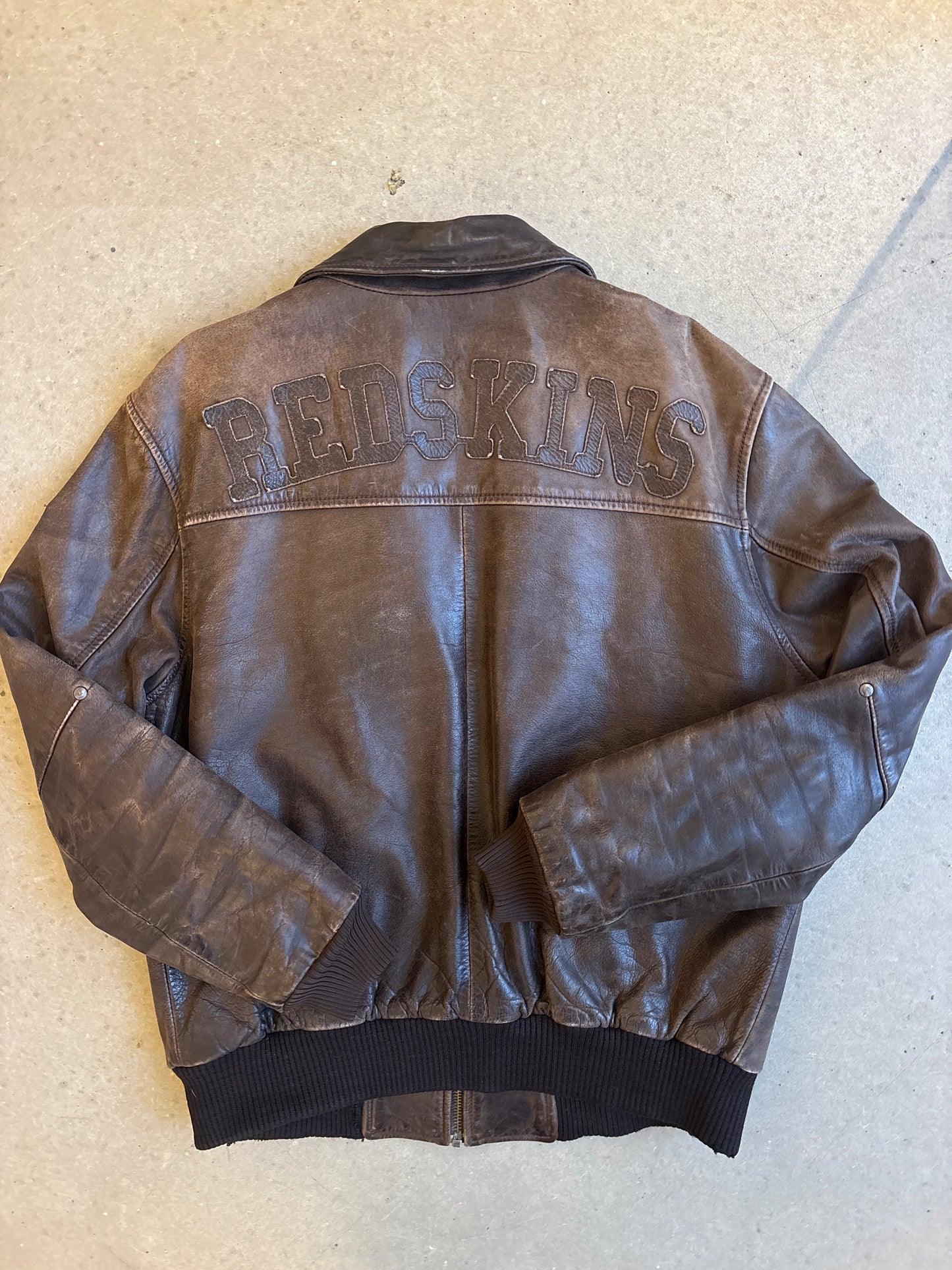 Redskins Brown Leather 25  XL