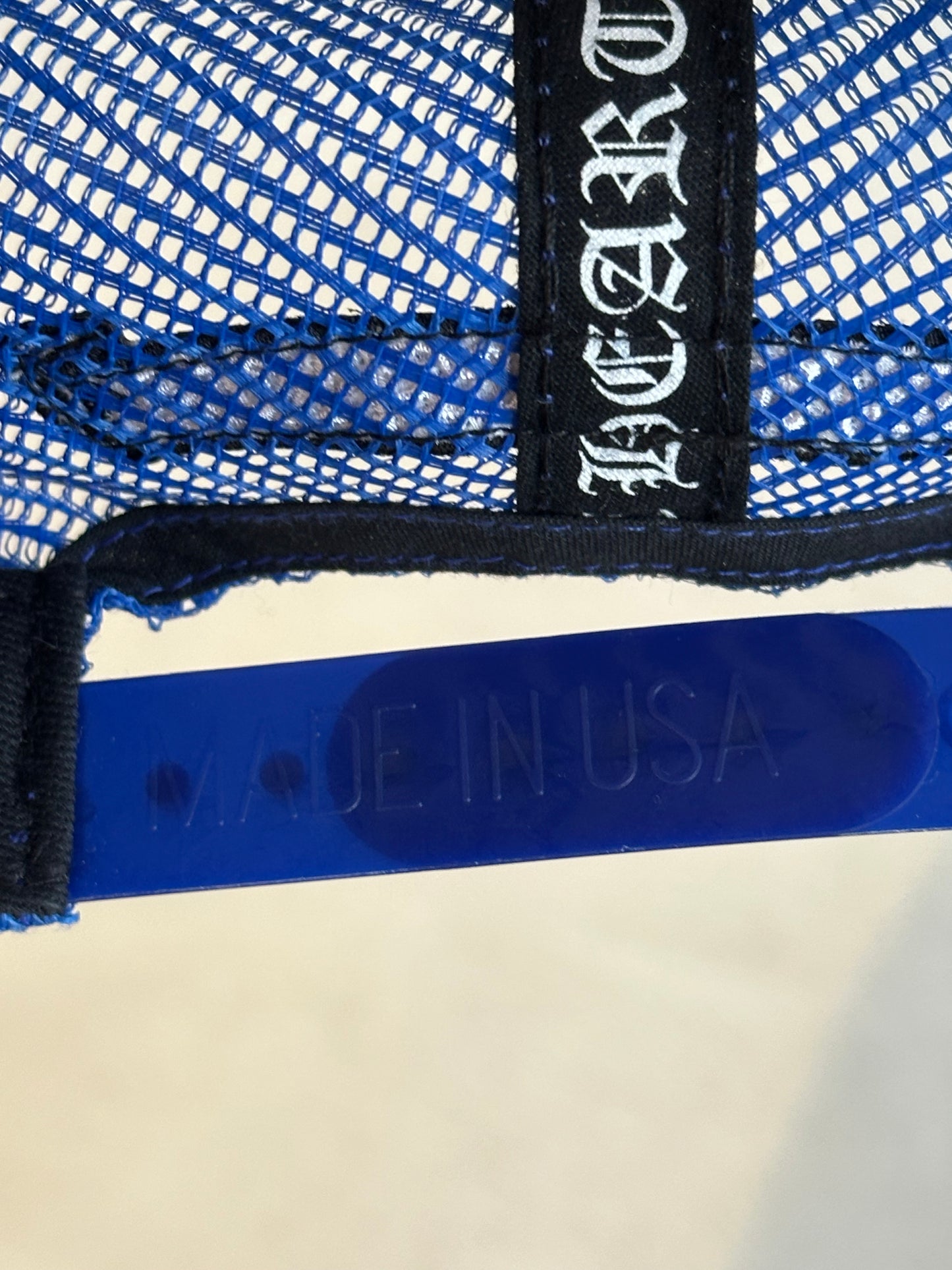 Chrome Hearts Multicolor Cross Trucker Hat "Blue"