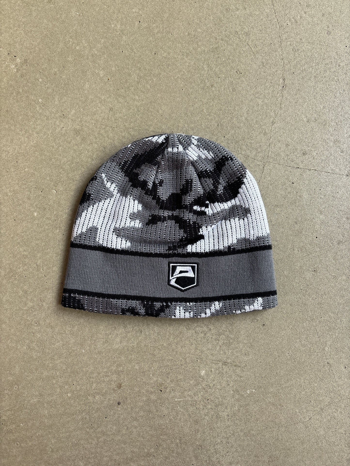 Palace x Avirex Nein Cuff Beanie Grey Marl