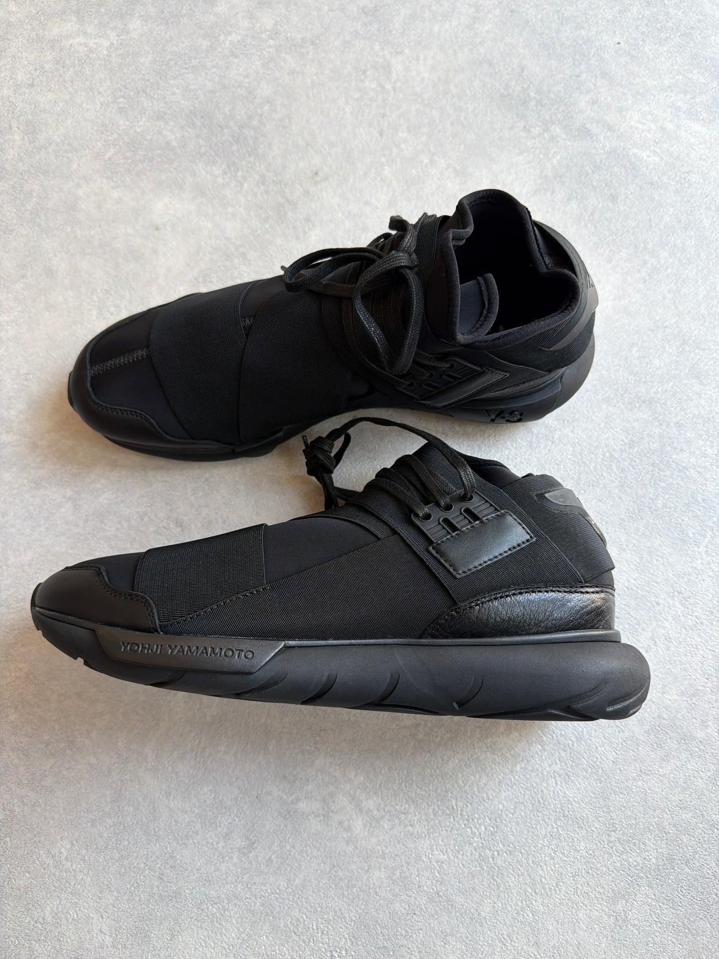Y-3 Qasa High Tripple Black 46