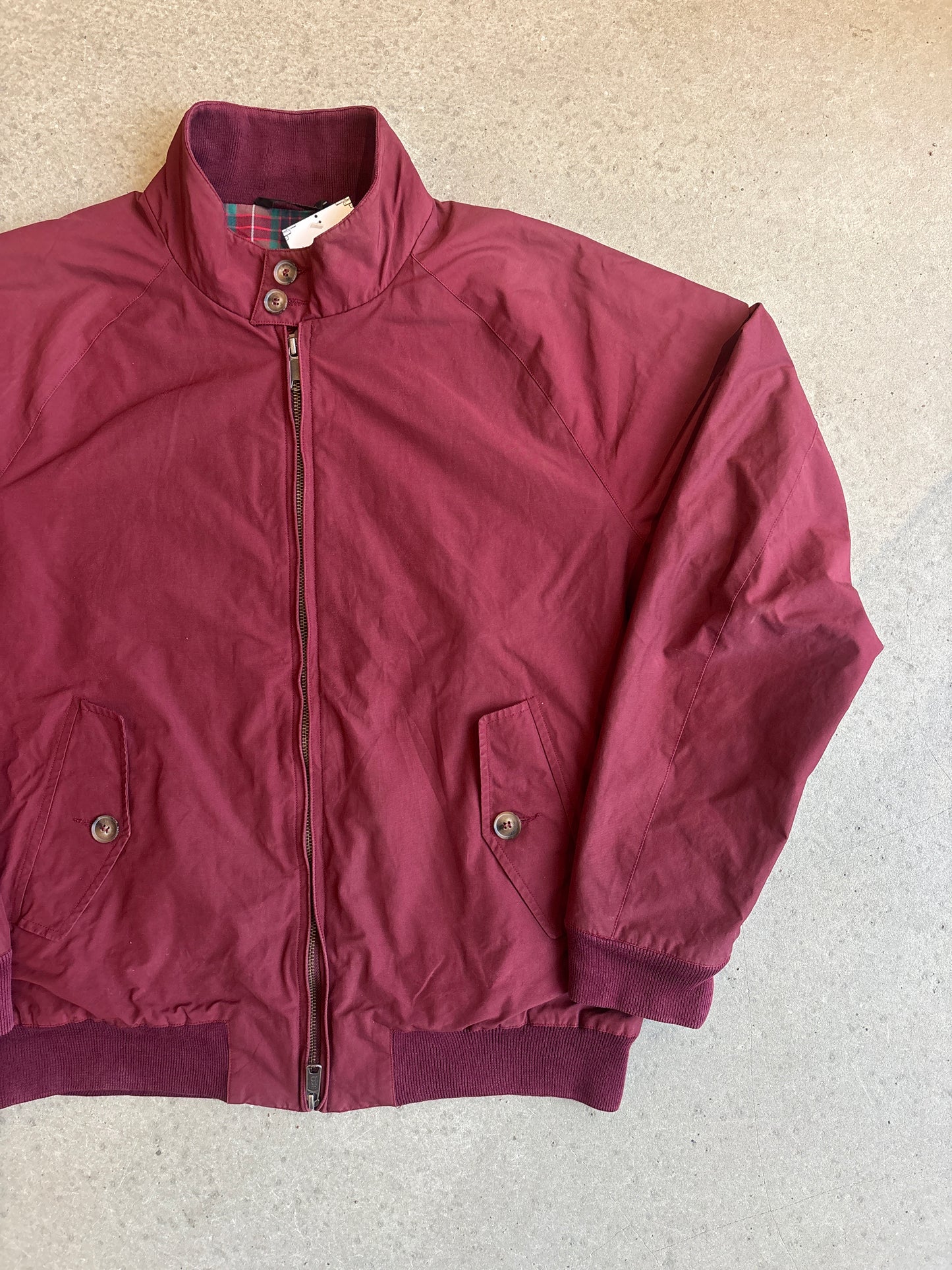 Baracuta G9 Harrington Jacket Red Size 44