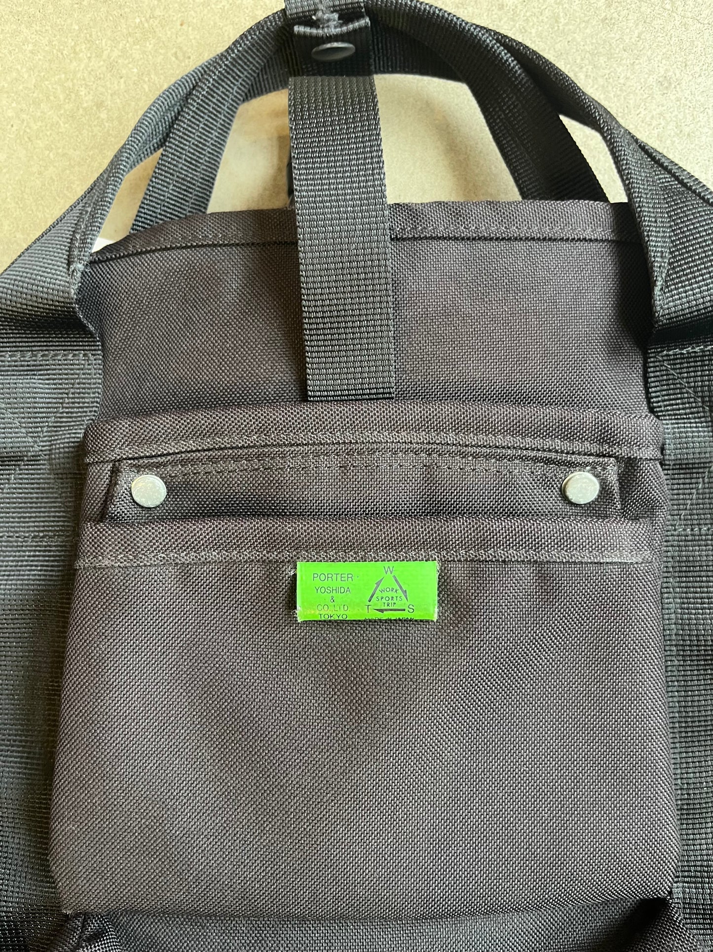 Porter Yoshida & Co 2 way Backpack Black