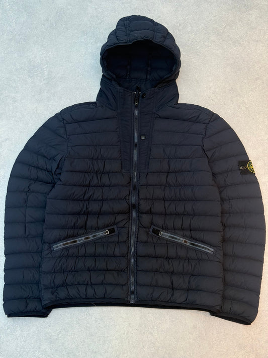 Stone Island Loom Woven Down Nylon-TC Jacket Navy L