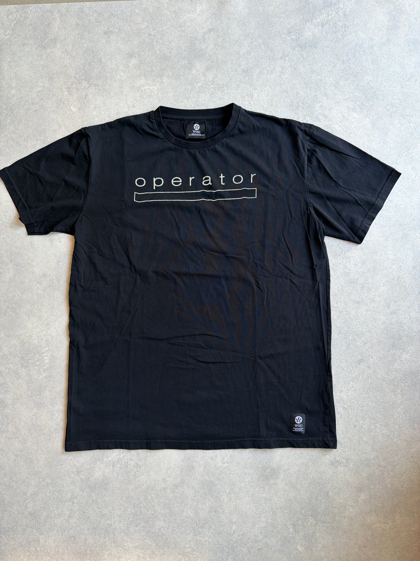 Woei x Operator T-shirt Black  L