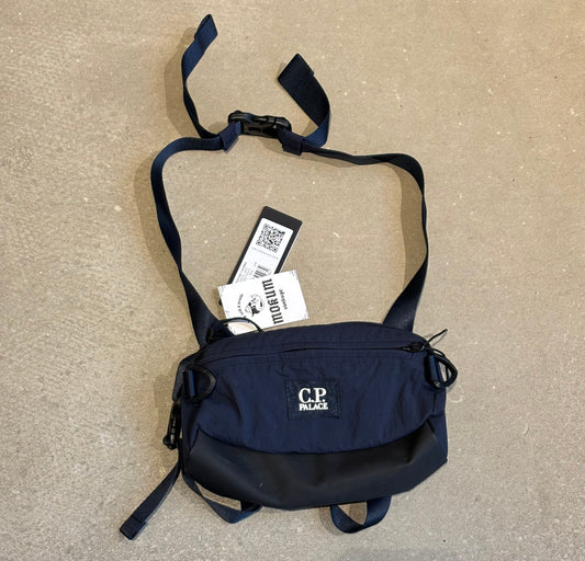 Palace X CP Company Plain Paper Touch Shoulder Bag Navy