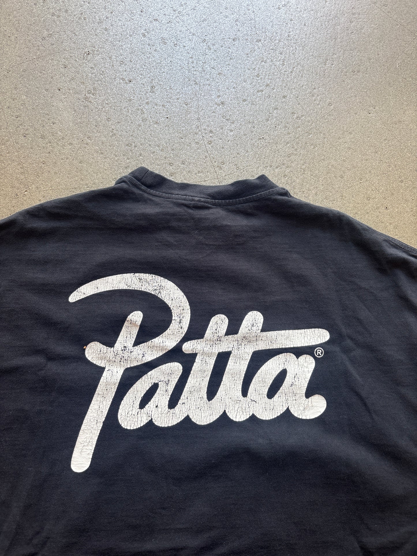 Patta Logo Tee Black XXL