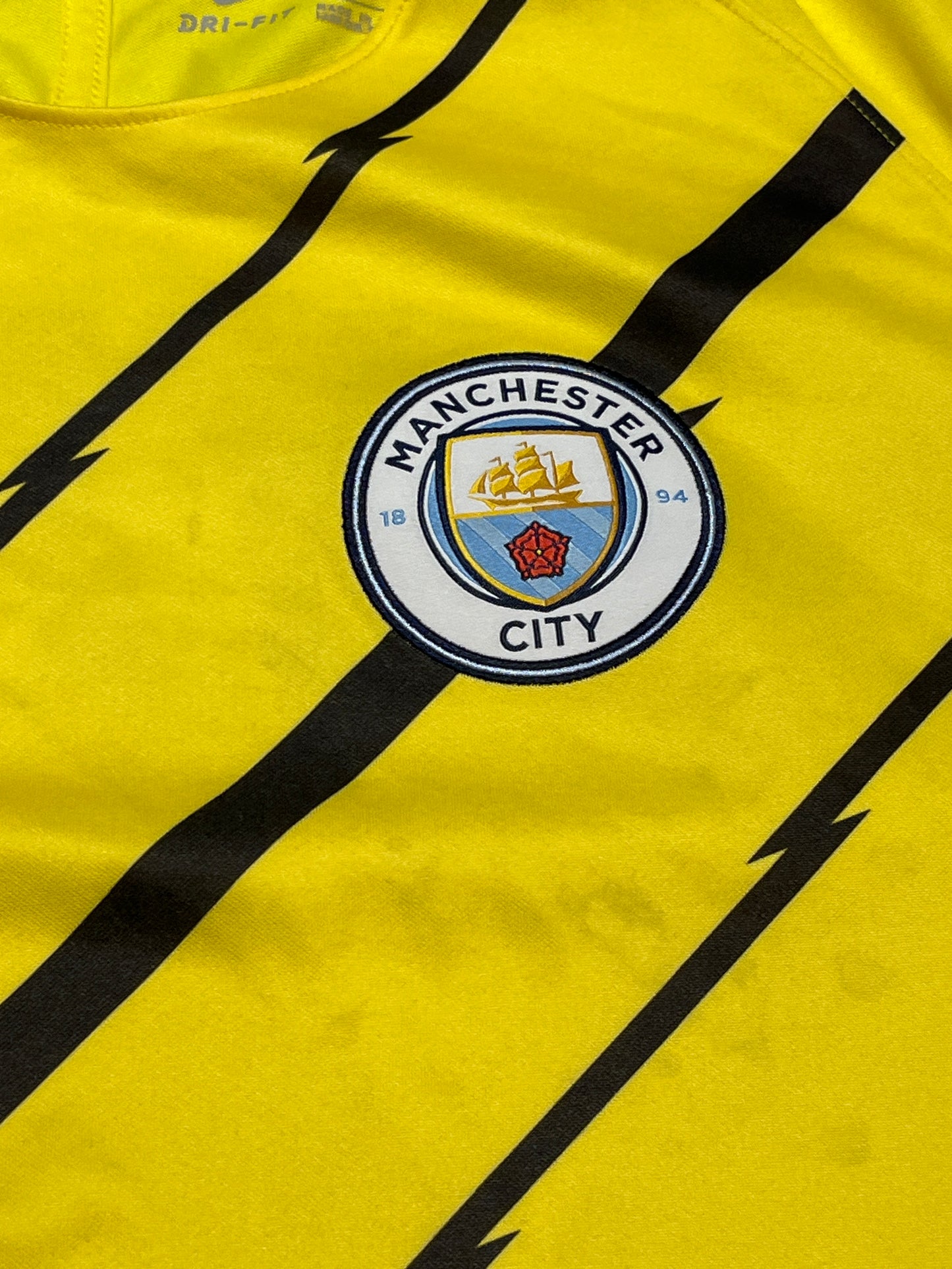 Nike Manchester City Jersey Yellow XL