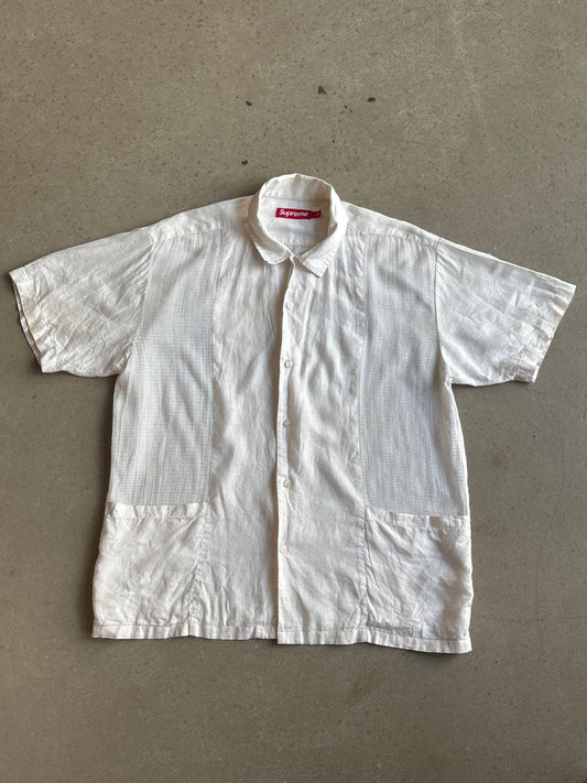 Supreme Short Sleeve Shirt White L