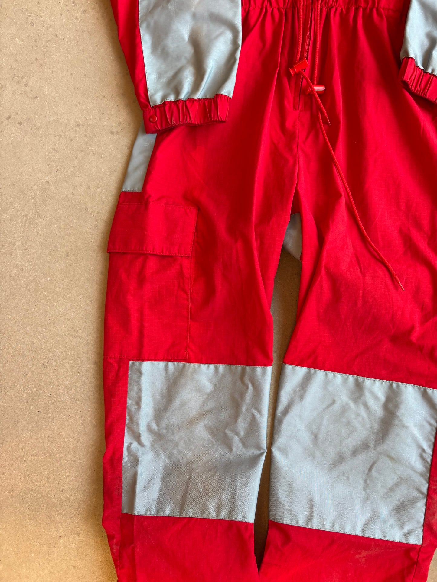 Vintage Moncler By Asics Thermo CLO Ski Suit Red