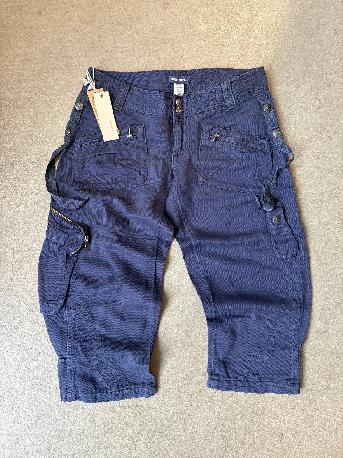 Diesel Blue 3/4 Pants