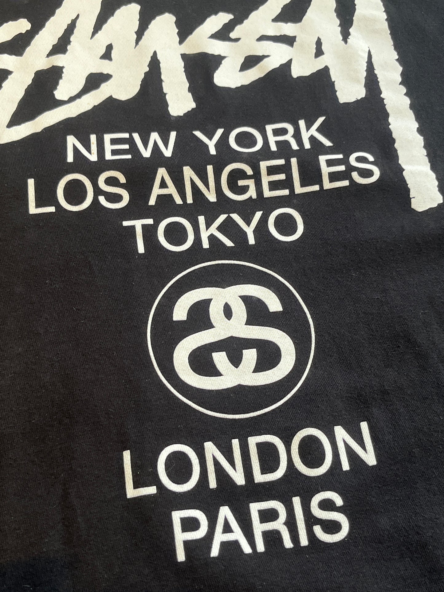 Stussy World Tour Tee Black XL