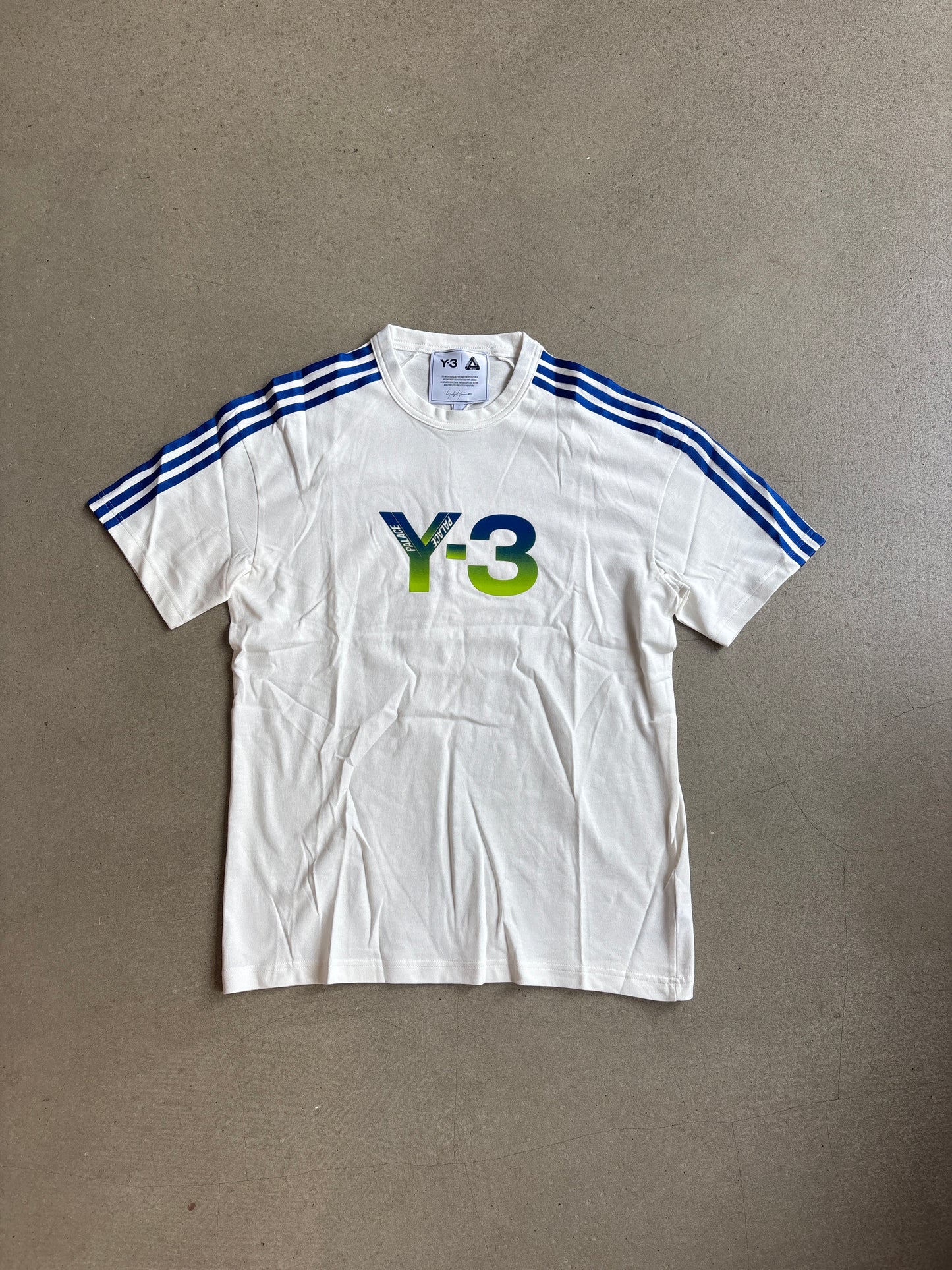 Palace Y-3 Logo T-Shirt White