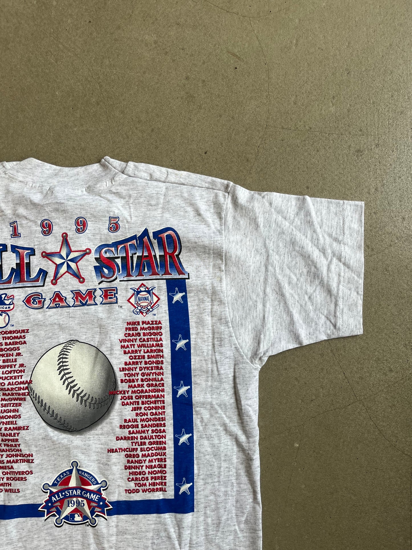 MLB Texas Rangers All Star Game 1995 T-shirt M