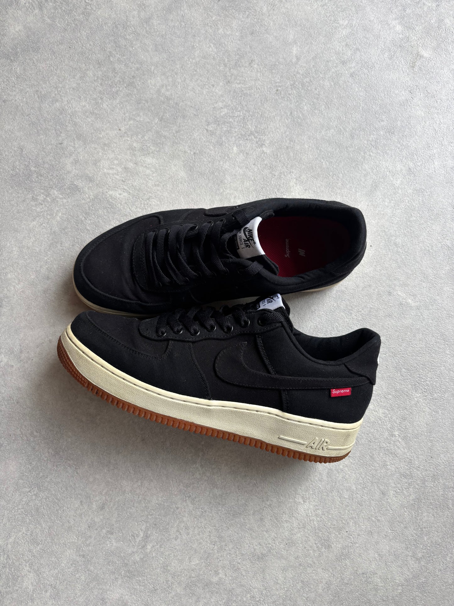 Nike X Supreme Air Force 1 Low Premium '08 Black 44