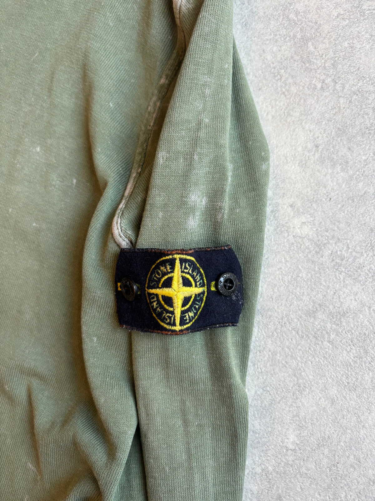 Stone Island Off-dye OVD/dust Sweater Army Green L