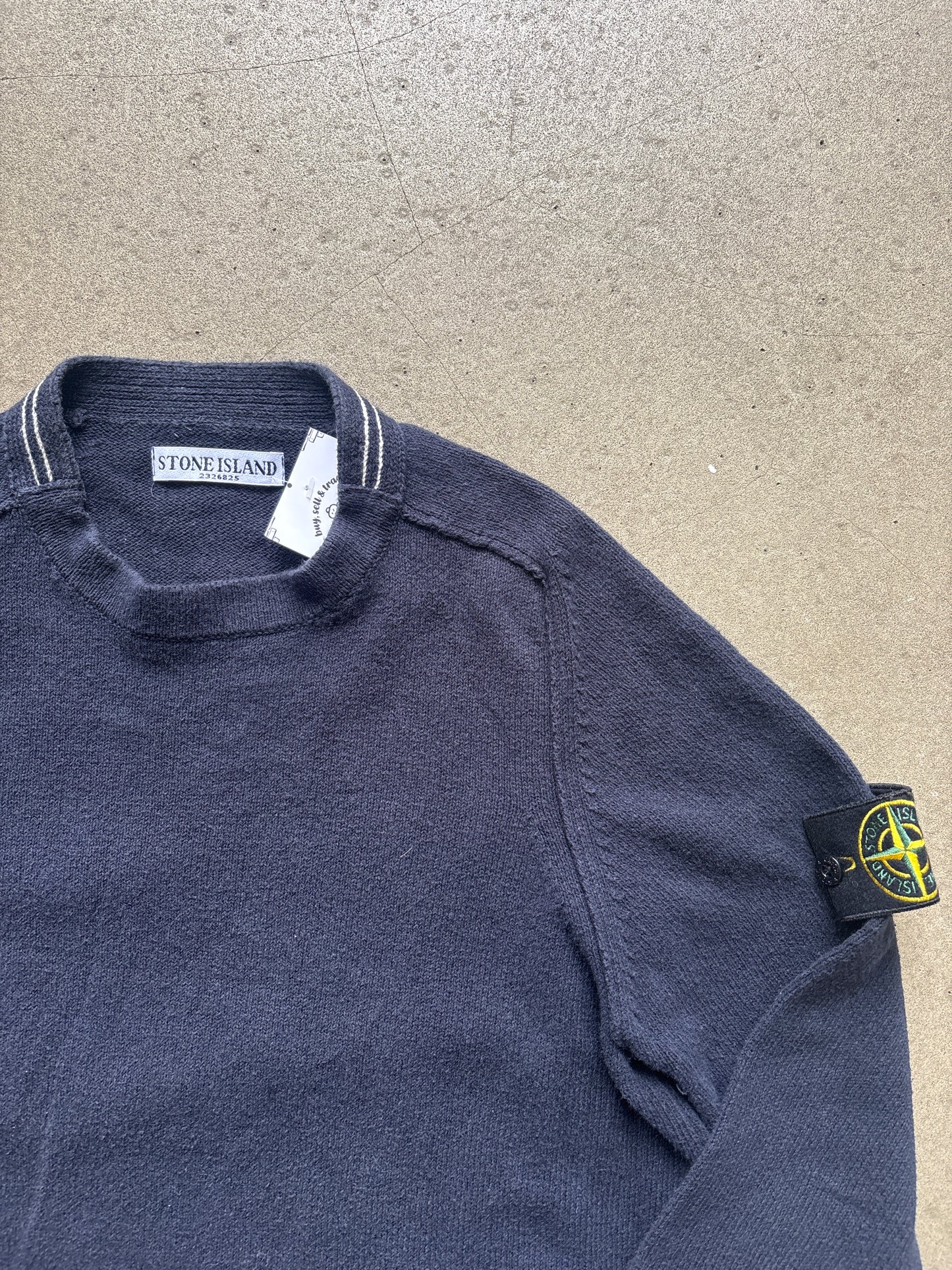 Stone Island Knit Sweater Navy M
